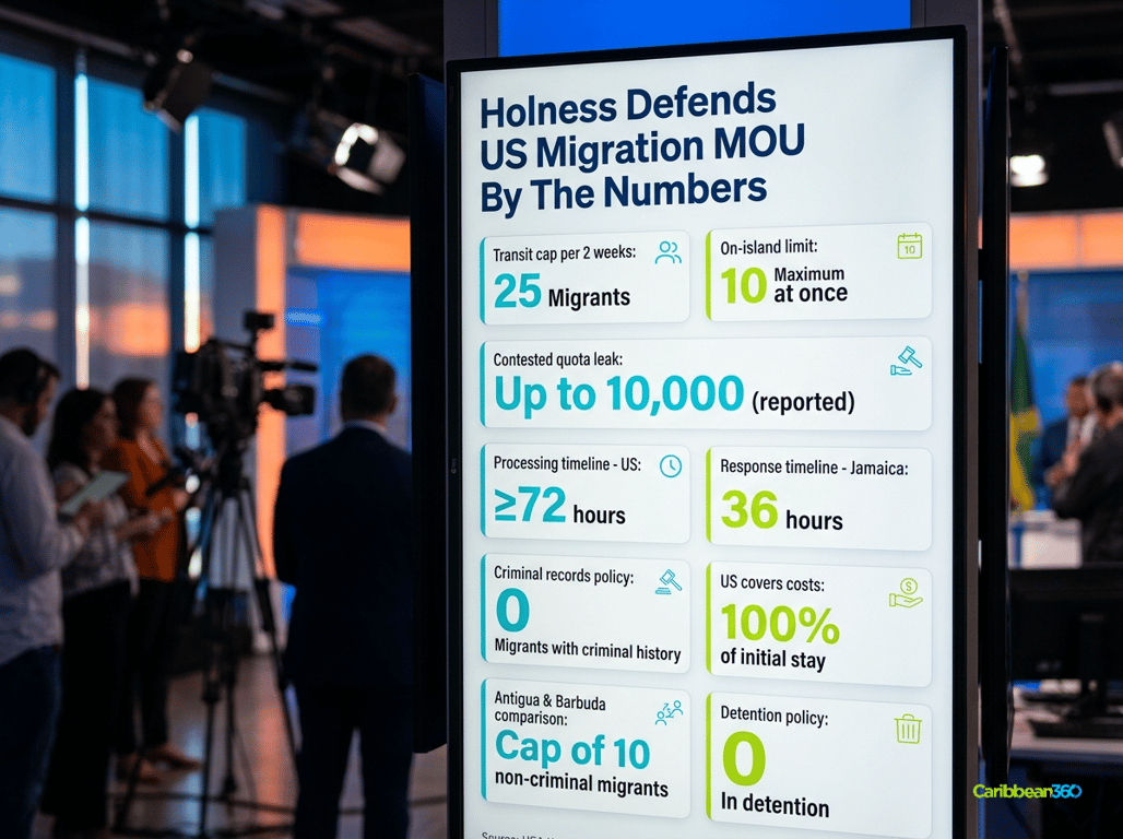 Holness Defends US Migration MOU By The Numbers