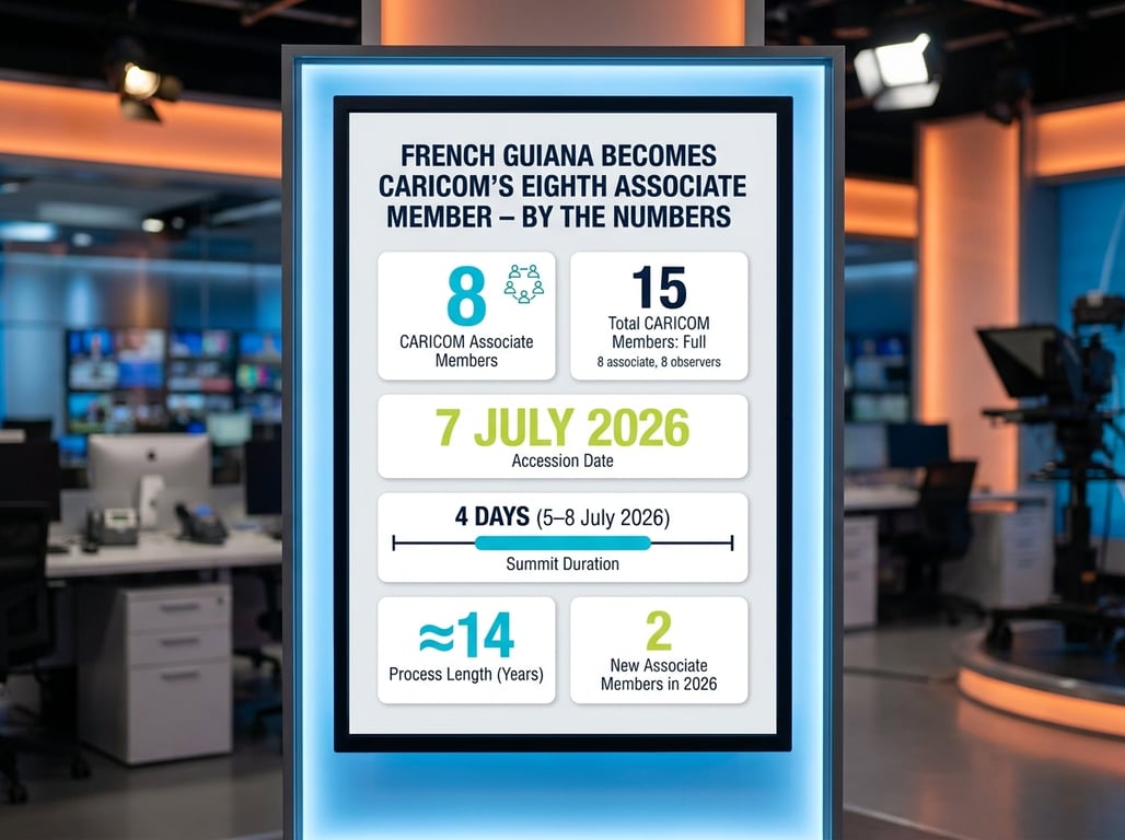 French Guiana Becomes CARICOM’s Eighth Associate Member – By The Numbers