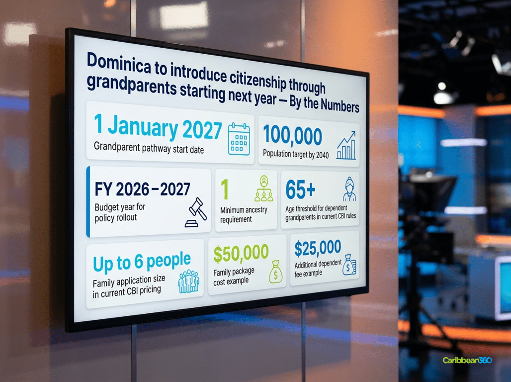 Dominica to introduce citizenship through grandparents starting next year — By the Numbers