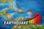 Earthquake activity spikes across the Caribbean region