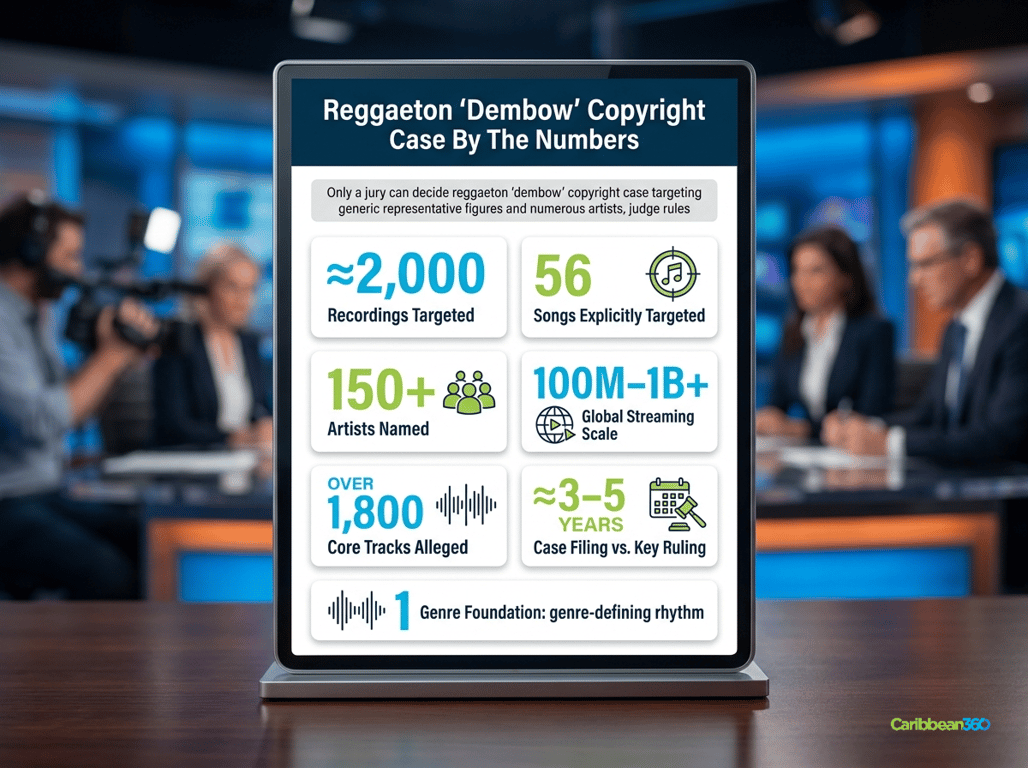 Reggaeton ‘Dembow’ Copyright Case By The Numbers