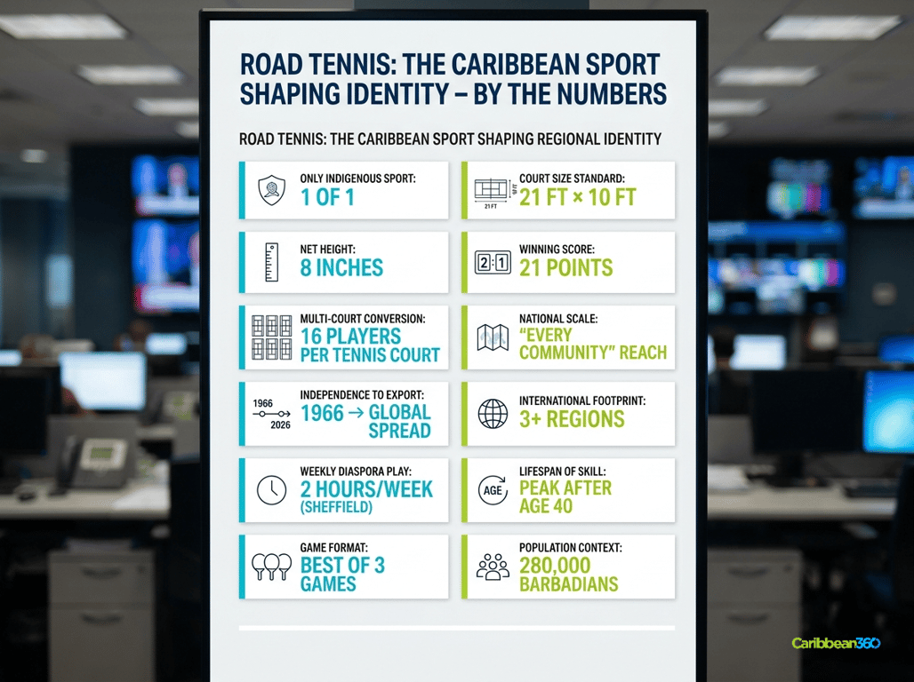 Road Tennis: The Caribbean Sport Shaping Identity – By The Numbers
