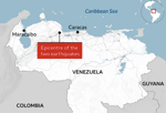The same fault line in Venezuela runs under Trinidad, Aruba and Curaçao