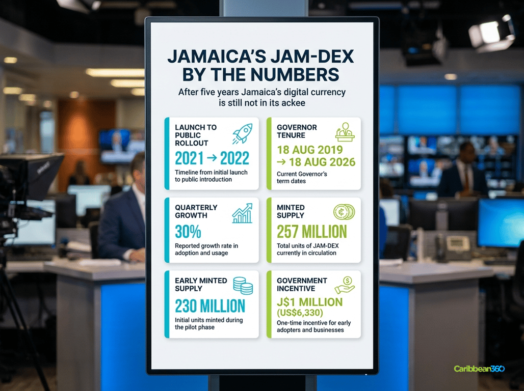 Jamaica's JAM-DEX By the Numbers