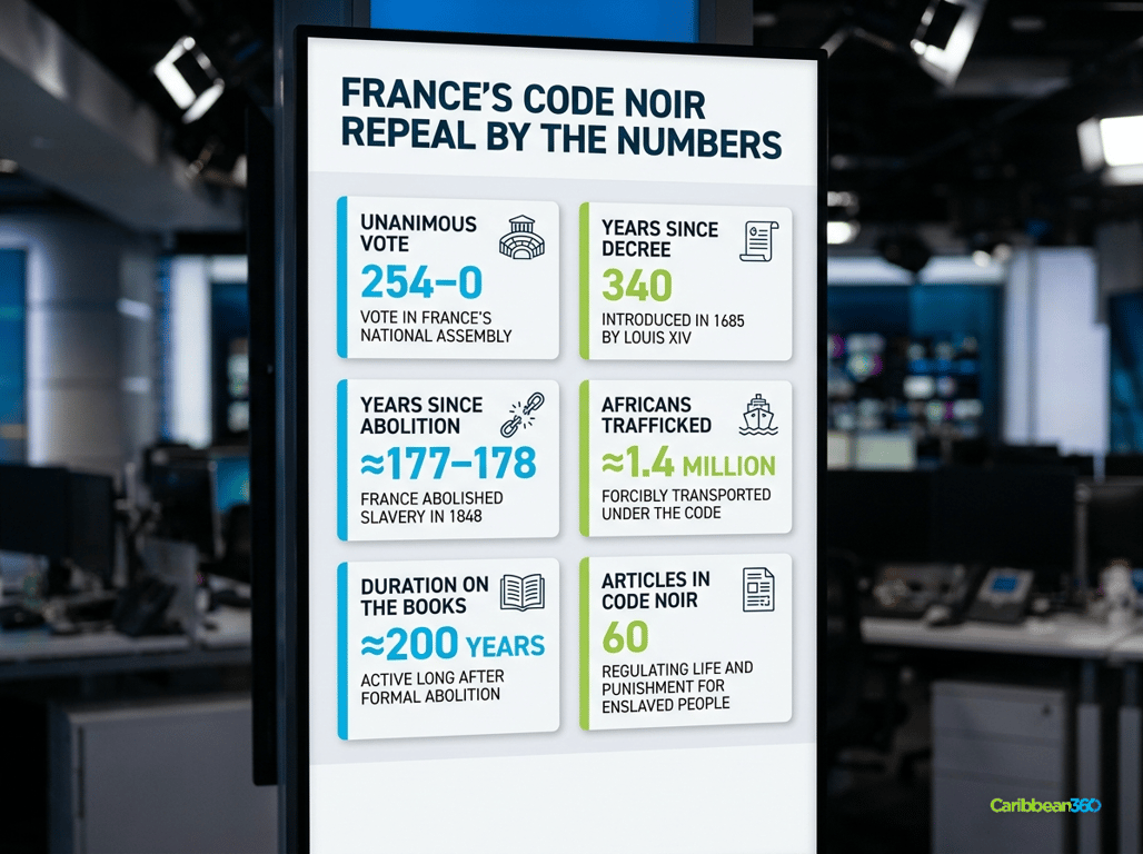 France’s Code Noir Repeal By The Numbers