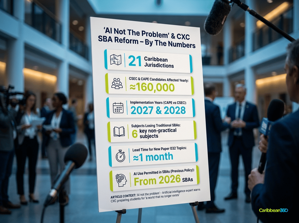 ‘AI Not The Problem’ & CXC SBA Reform – By The Numbers