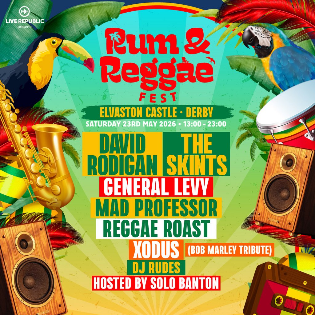 Rum & Reggae 2026 | Elvaston Castle, Derby