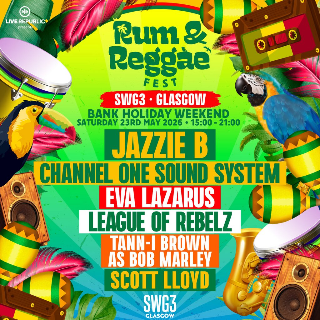 Rum & Reggae | SWG3, Glasgow
