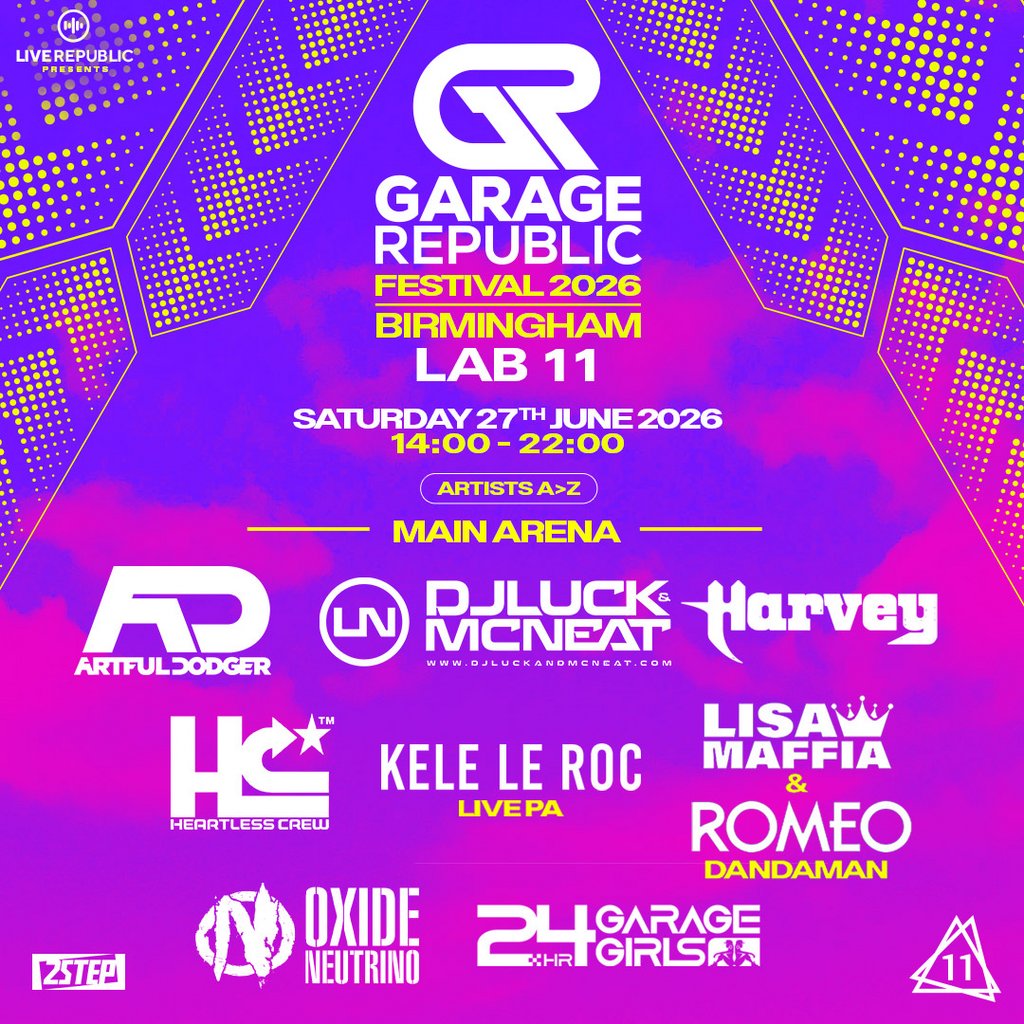 Garage Republic Festival 2026 | Lab11 Birmingham