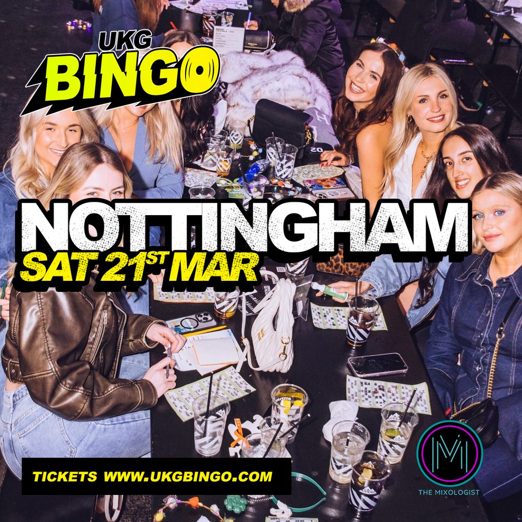 UKG Bingo Sat 21st March Nottingham