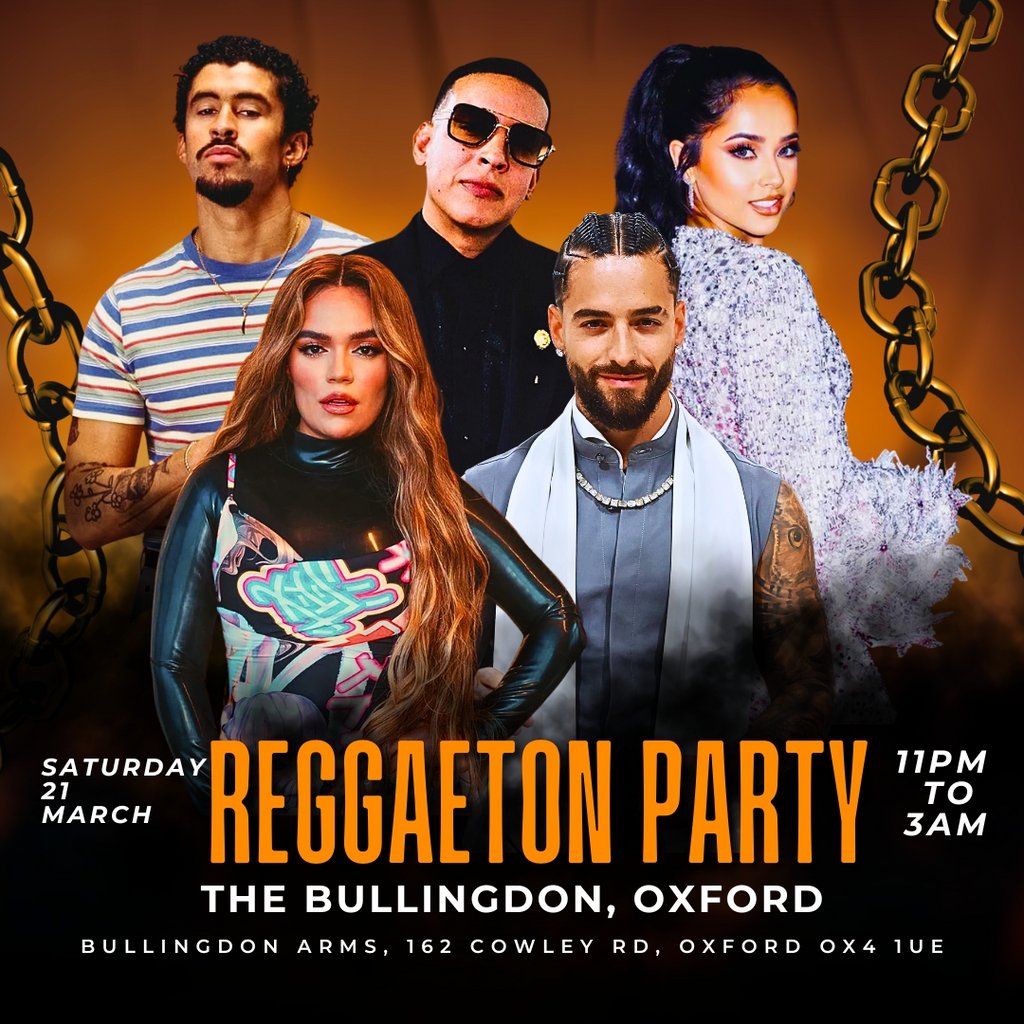 Reggaeton Party (Oxford) March 2026