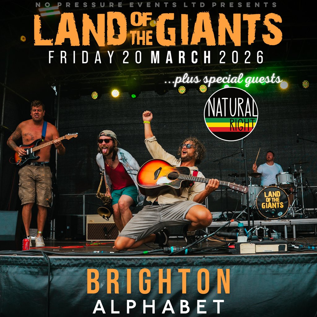 Land of the Giants + Natural Right @ ALPHABET, Brighton