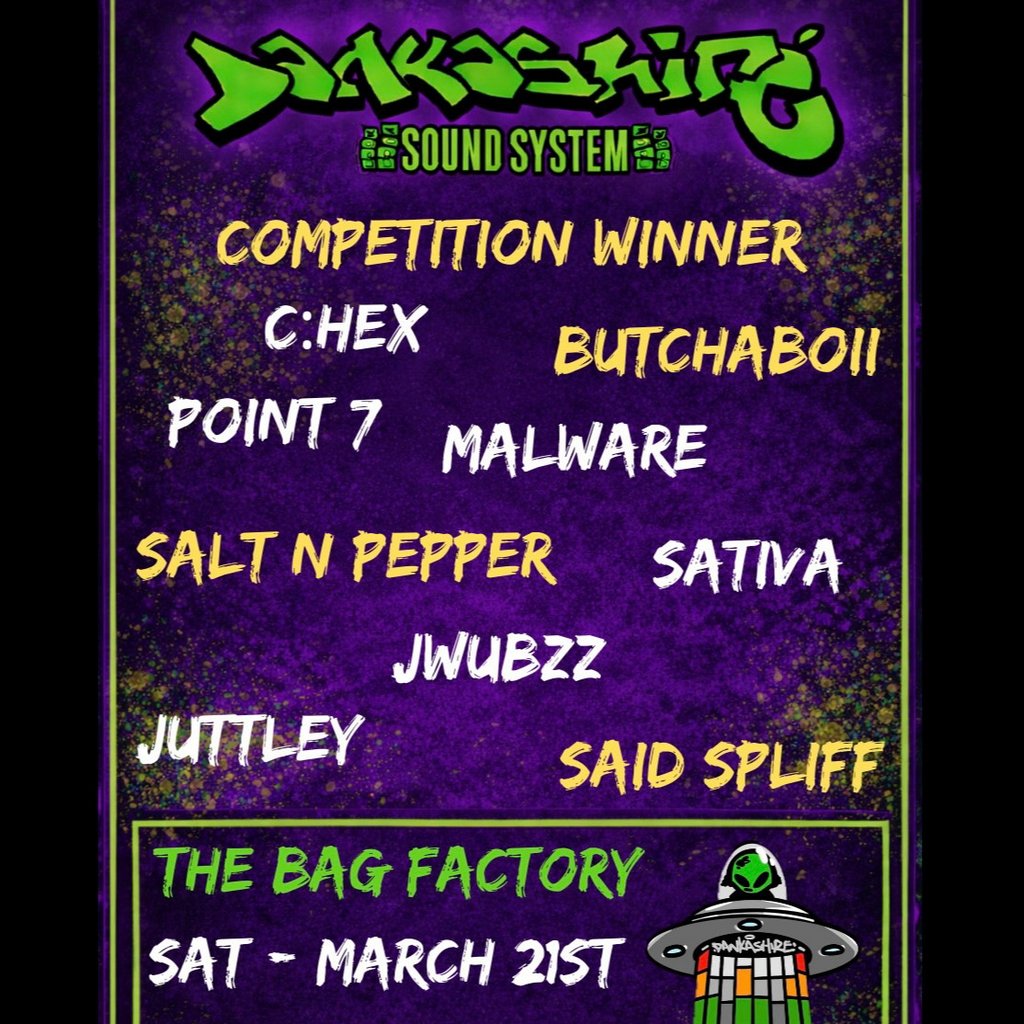 Dankashire Soundsystem @ Bag Factory