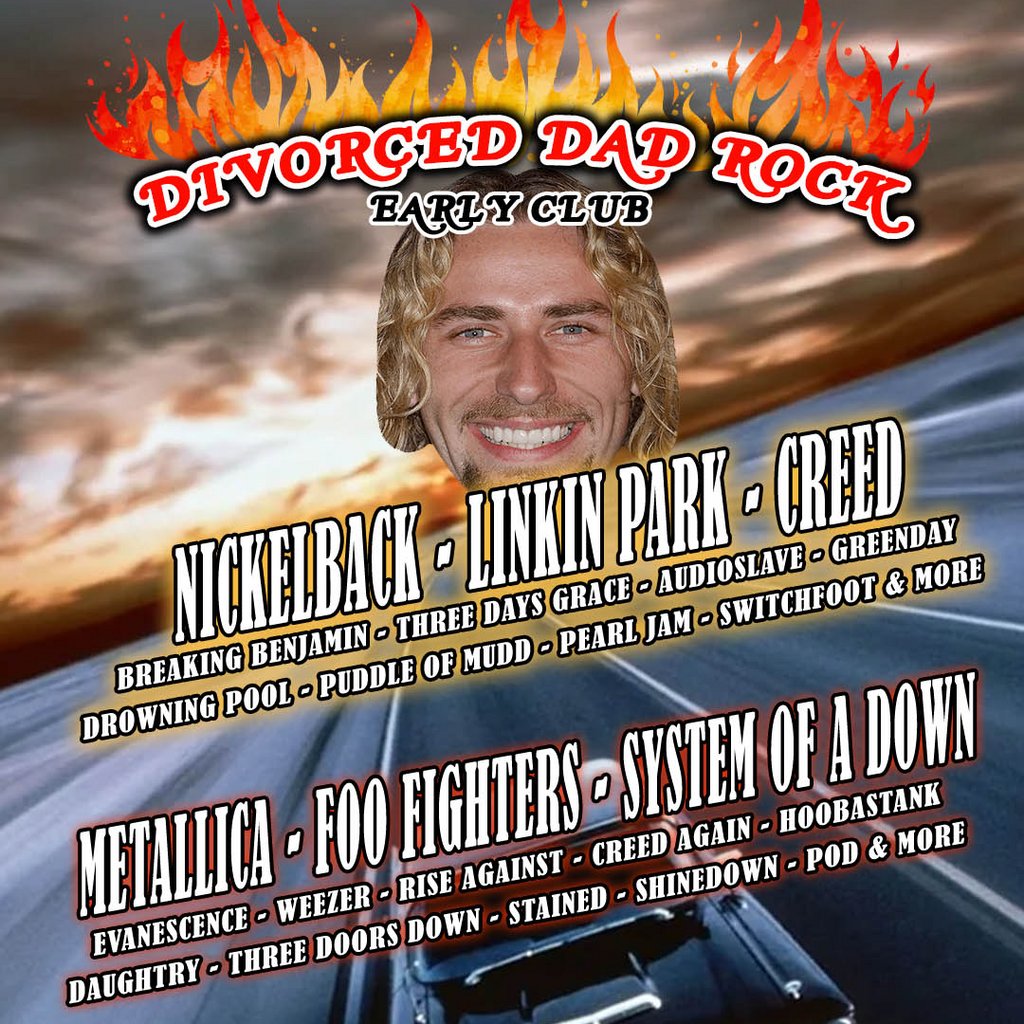 Divorced Dad Rock Club Night - Glasgow