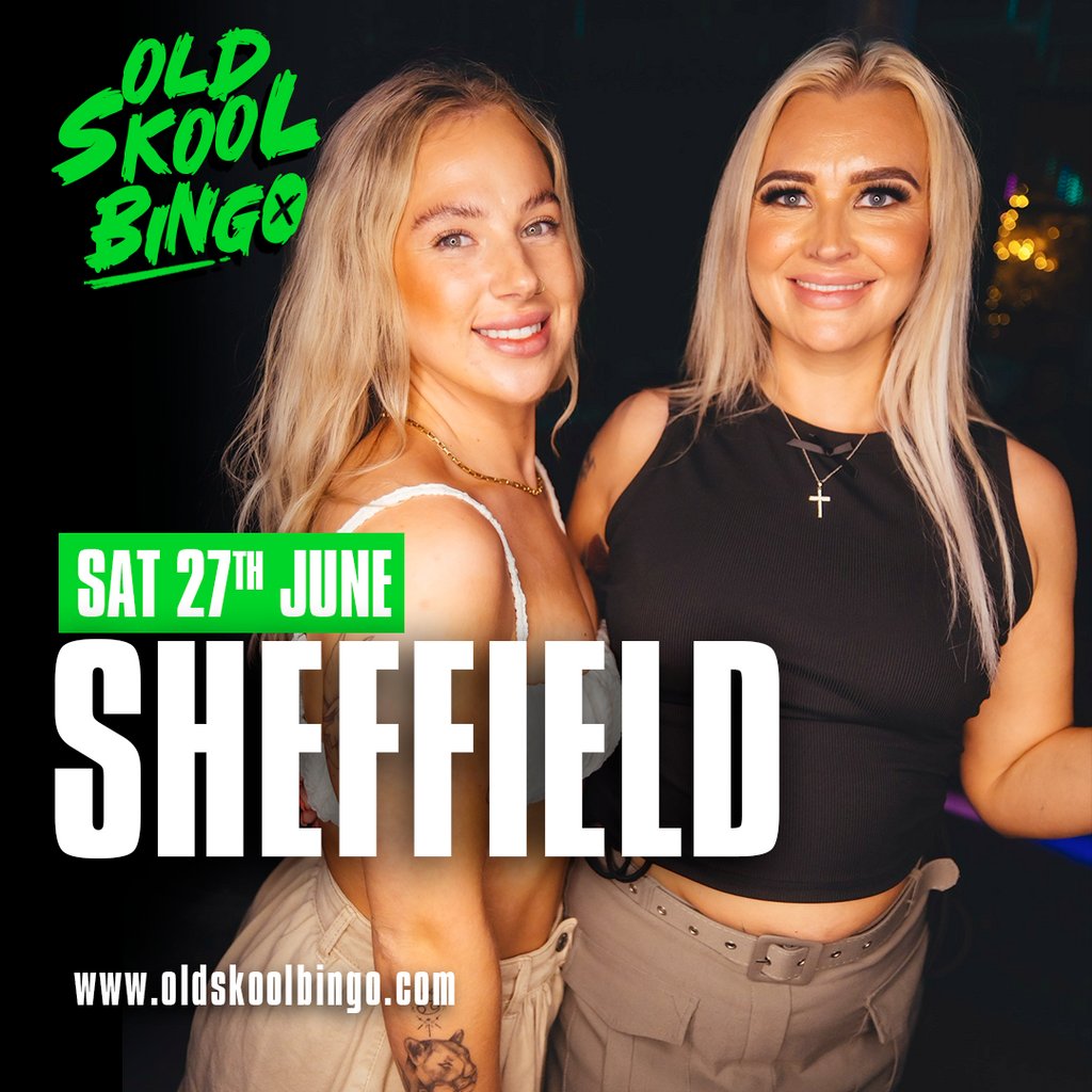 Old Skool Bingo Sat 27th June Sheffield