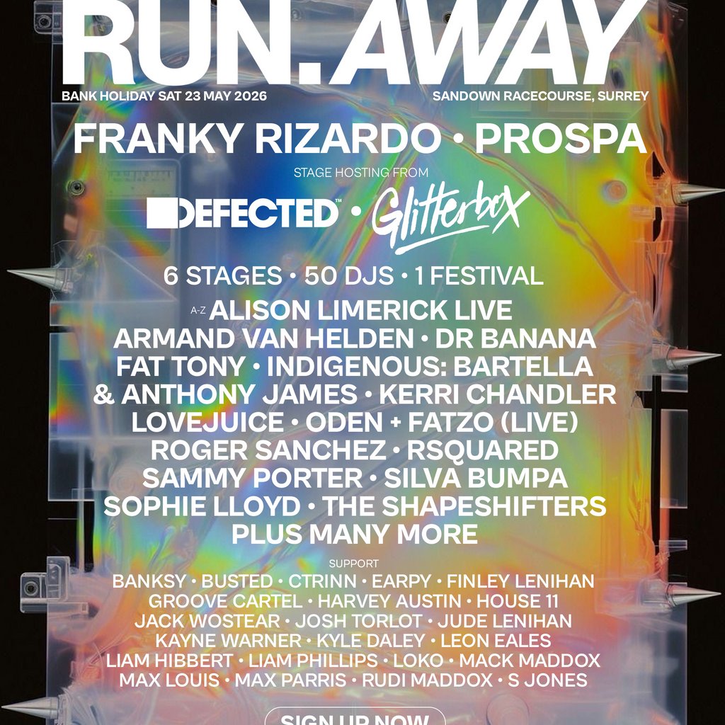 Run Away Festival Surrey - Bank Hol Sat 23 May