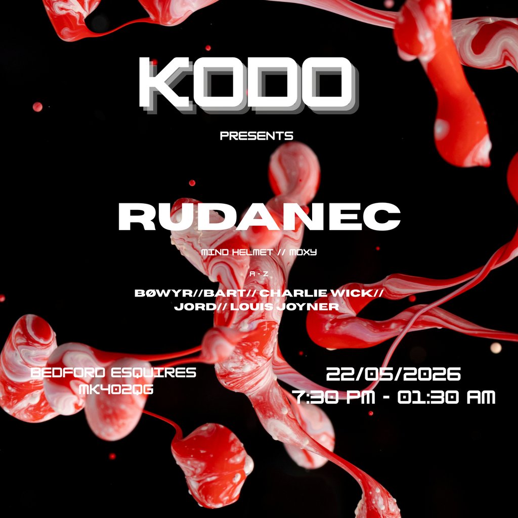 KODO. presents - Rudanec and support
