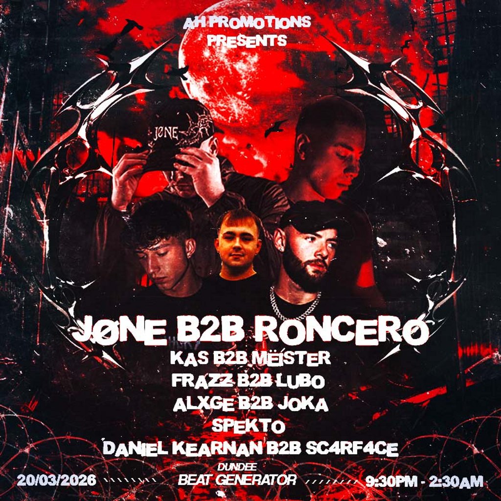 AHpromotions presents:JØNE B2B RONCERO