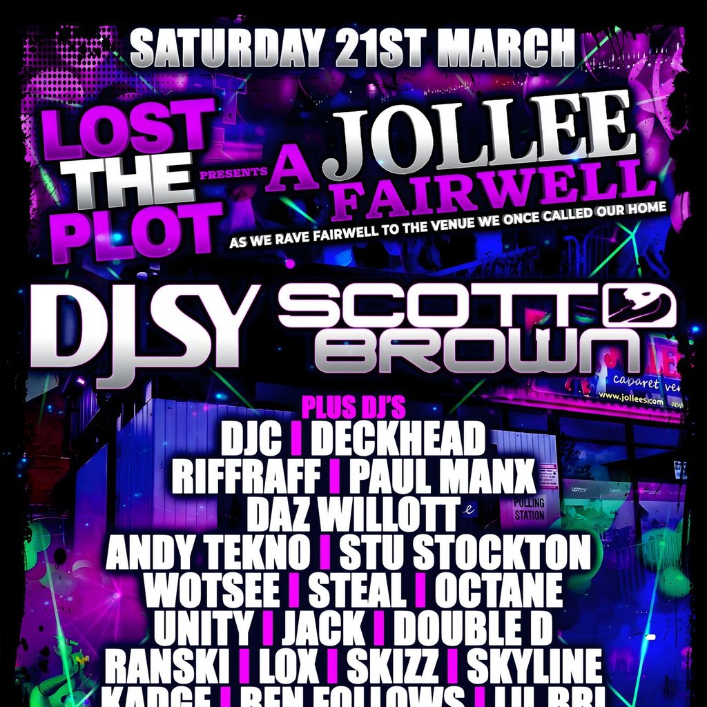 Lost the plot - A JOLLEE FAREWELL!