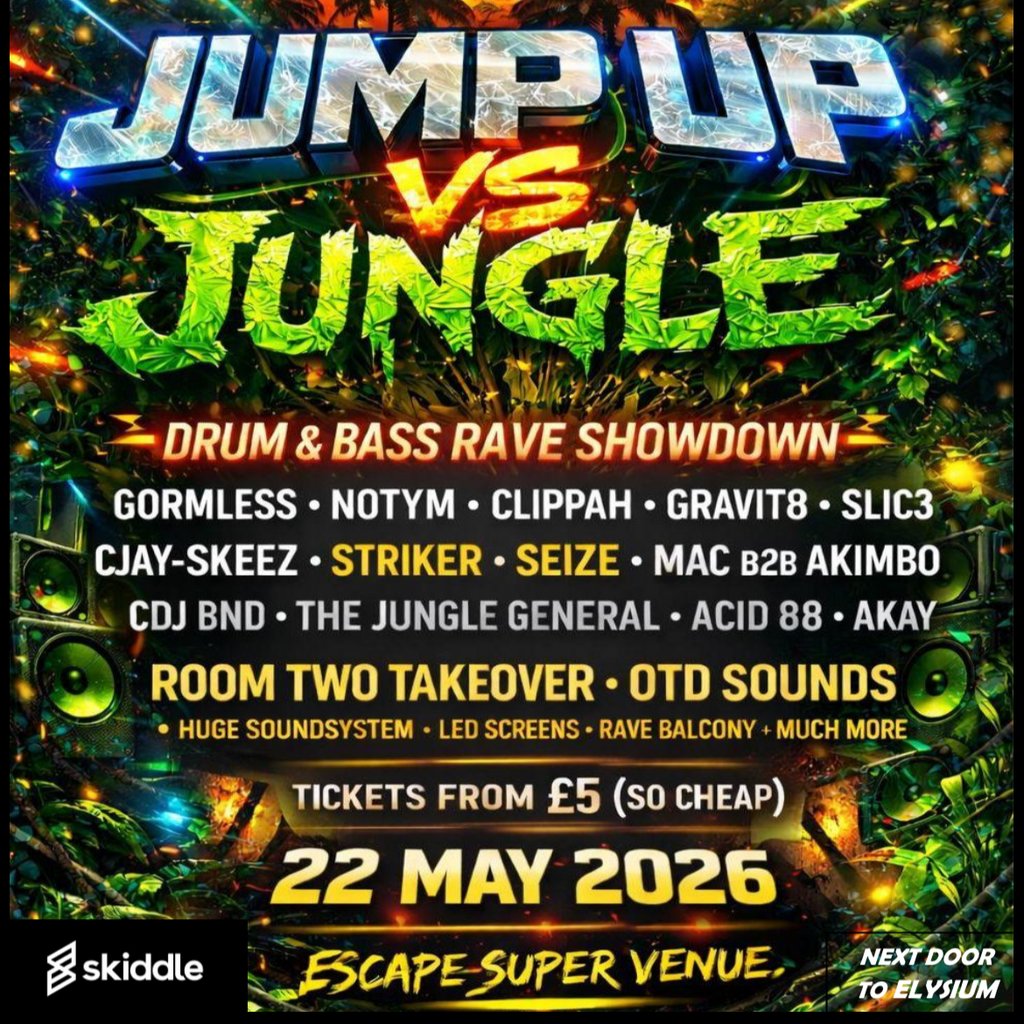 GTK + SUNSET IN THE JUNGLE Presents - Jump up vs Jungle v1