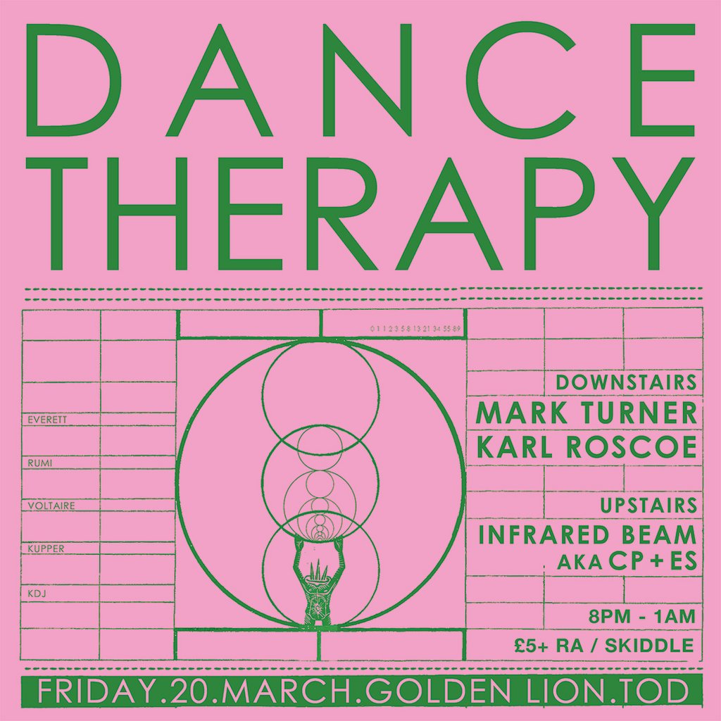 Dance Therapy with DJs Mark Turner, Karl Roscoe & Infrared Beam