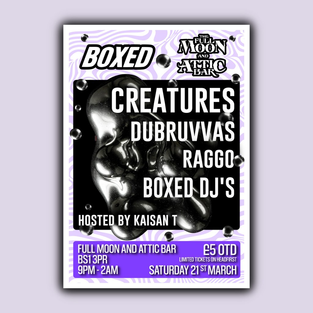 Boxed presents: Creatures, Dubruvvas & Kaisan T, Raggo