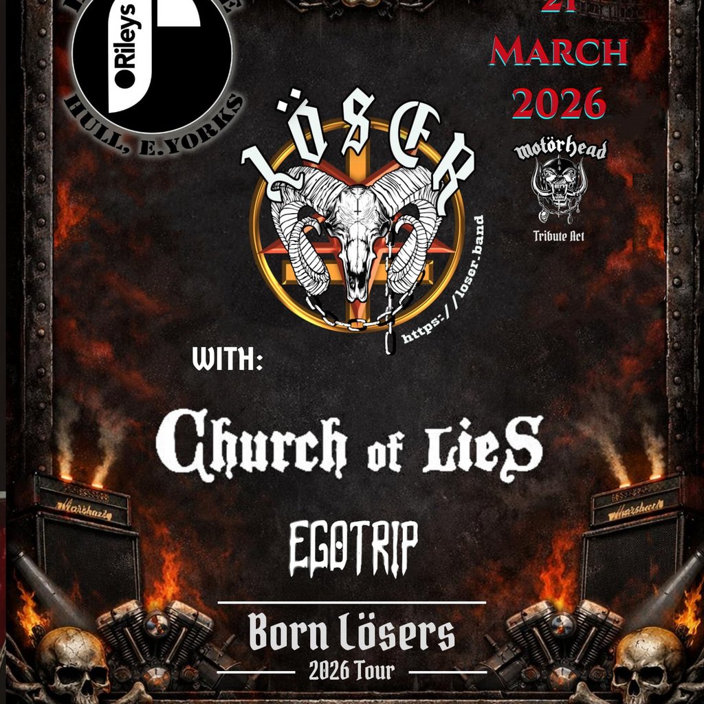 Loser, Church of Sabbath, Ego Trip & TBK - Born Losers 2026 tour