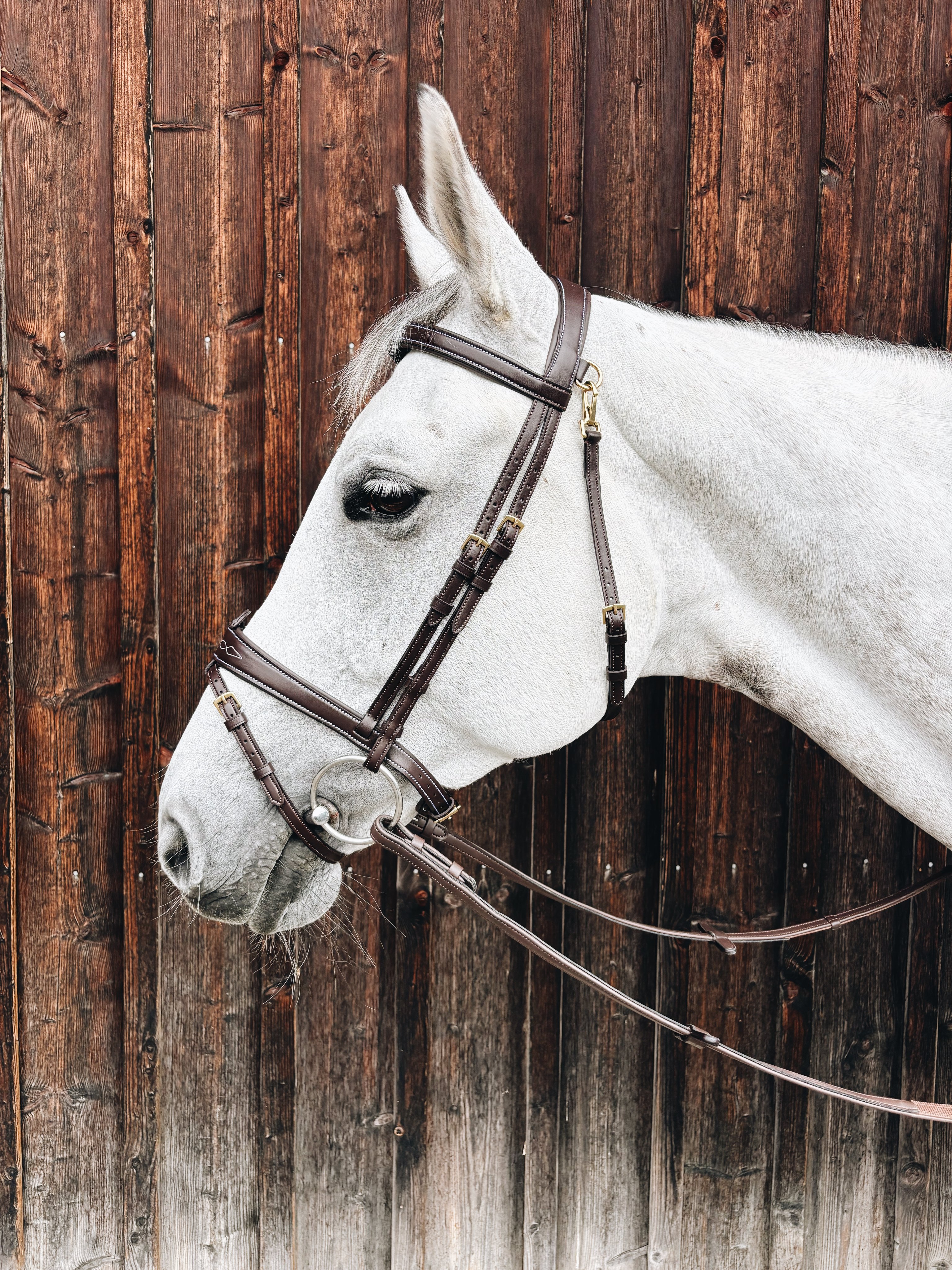 Bridon Mela Marron Decor - Laiton