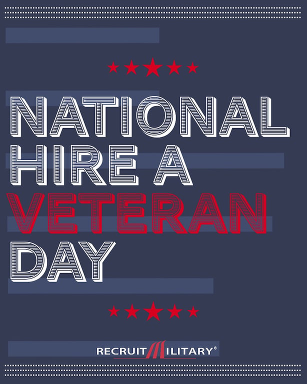 Today Is National Hire A Veteran Day