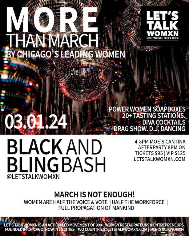 Let's Talk Womxn 'More Than March Event' With Black & Bling Bash