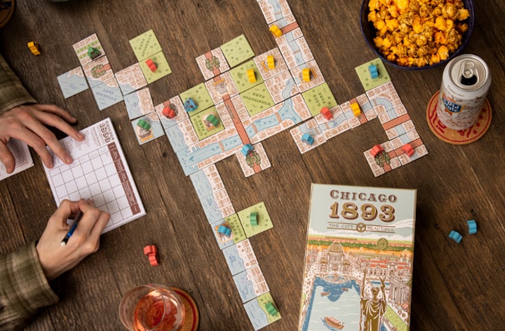 Transit Tees Chicago 1893: The City Beautiful Tile Game