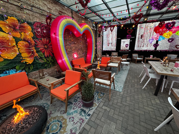 Step Into Romance: The Dandy Crown’s “Tunnel of Love” Pop-Up Brings Cozy Cocktails and Valentine’s Vibes to West Town