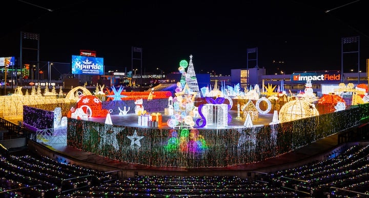 Holiday Fun At Sparkle Light Festival