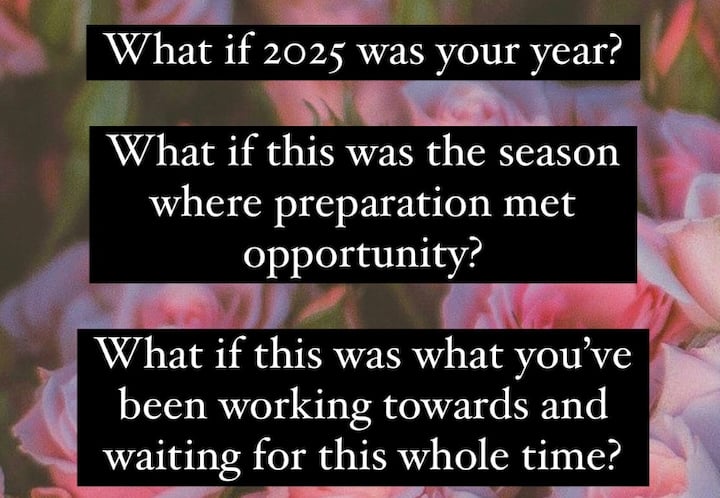 Manifest Positive Intentions To Make 2025 the Year of Opportunity