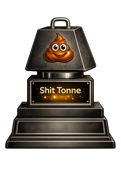 Shit-Tonne trophy