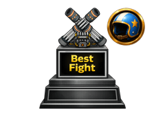 Rookie Best Fight trophy