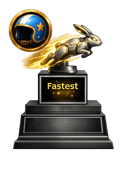 Fastest Ship (bunny) trophy