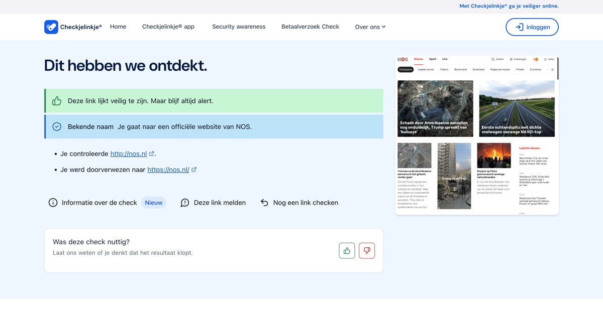 Checkjelinkje lanceert compleet vernieuwde linkchecker met voorbeeldfunctie