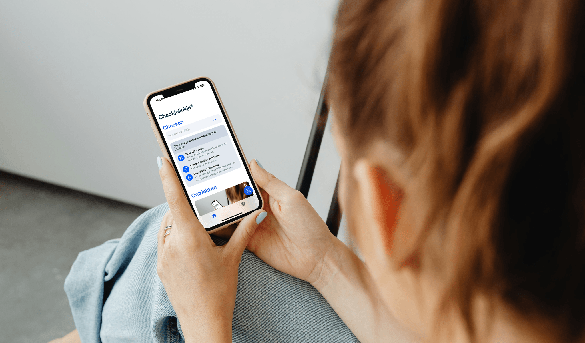 Collega's die overleggen.