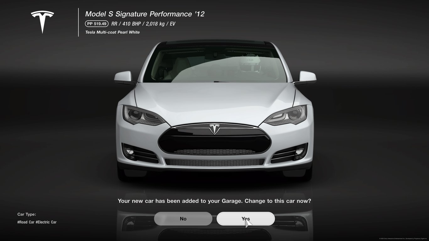 Tesla Motors Model S Signature Performance '12