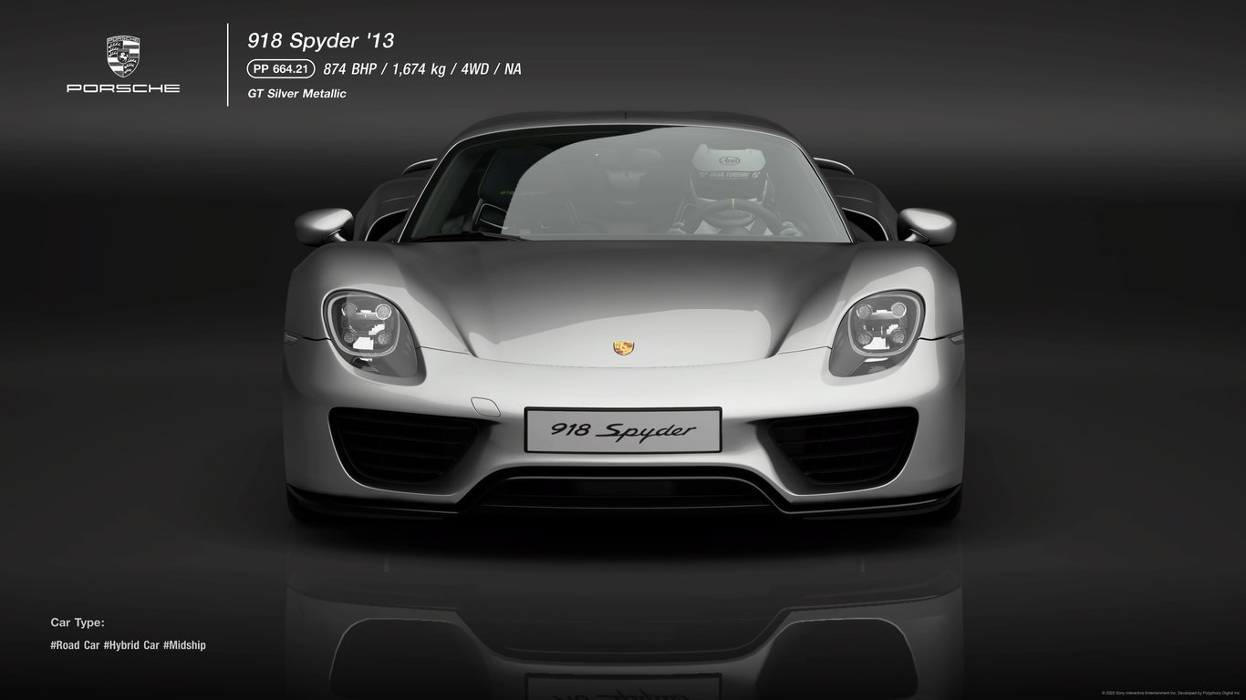 Porsche 918 Spyder '13