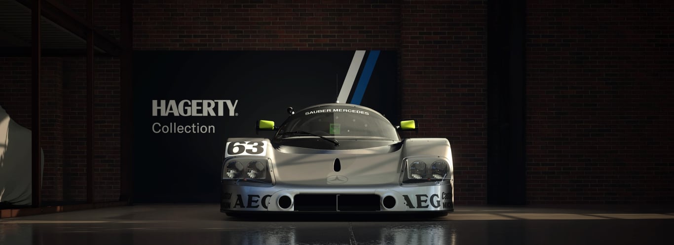 Sauber Mercedes C9 '89 - Hagerty, Learn More (Front)