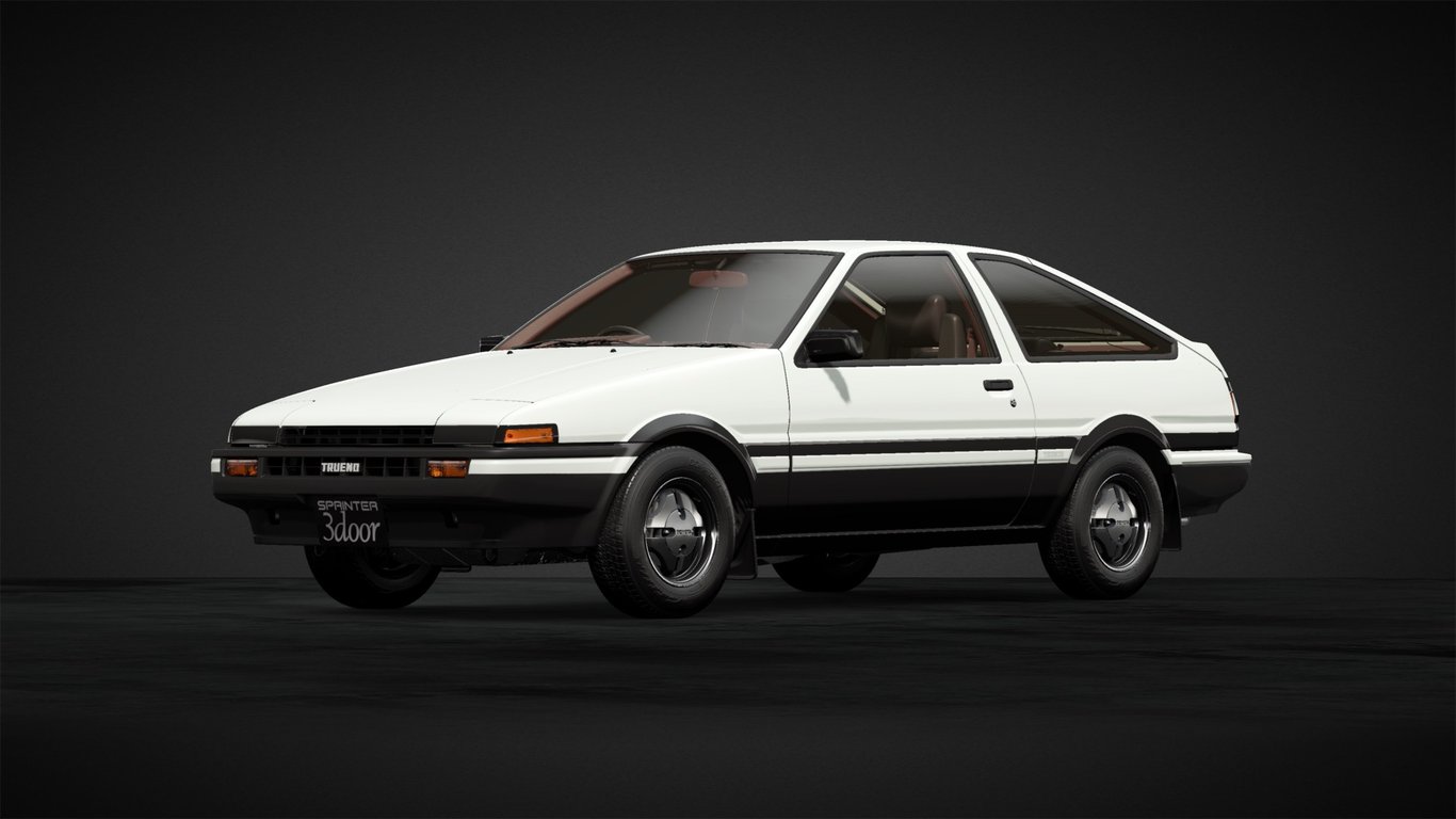 Toyota Sprinter Trueno 3door 1600GT APEX (AE86) '83 in GT7 — Price