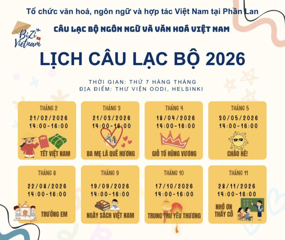 BiziVietnam – Lớp Tiếng Việt – 2