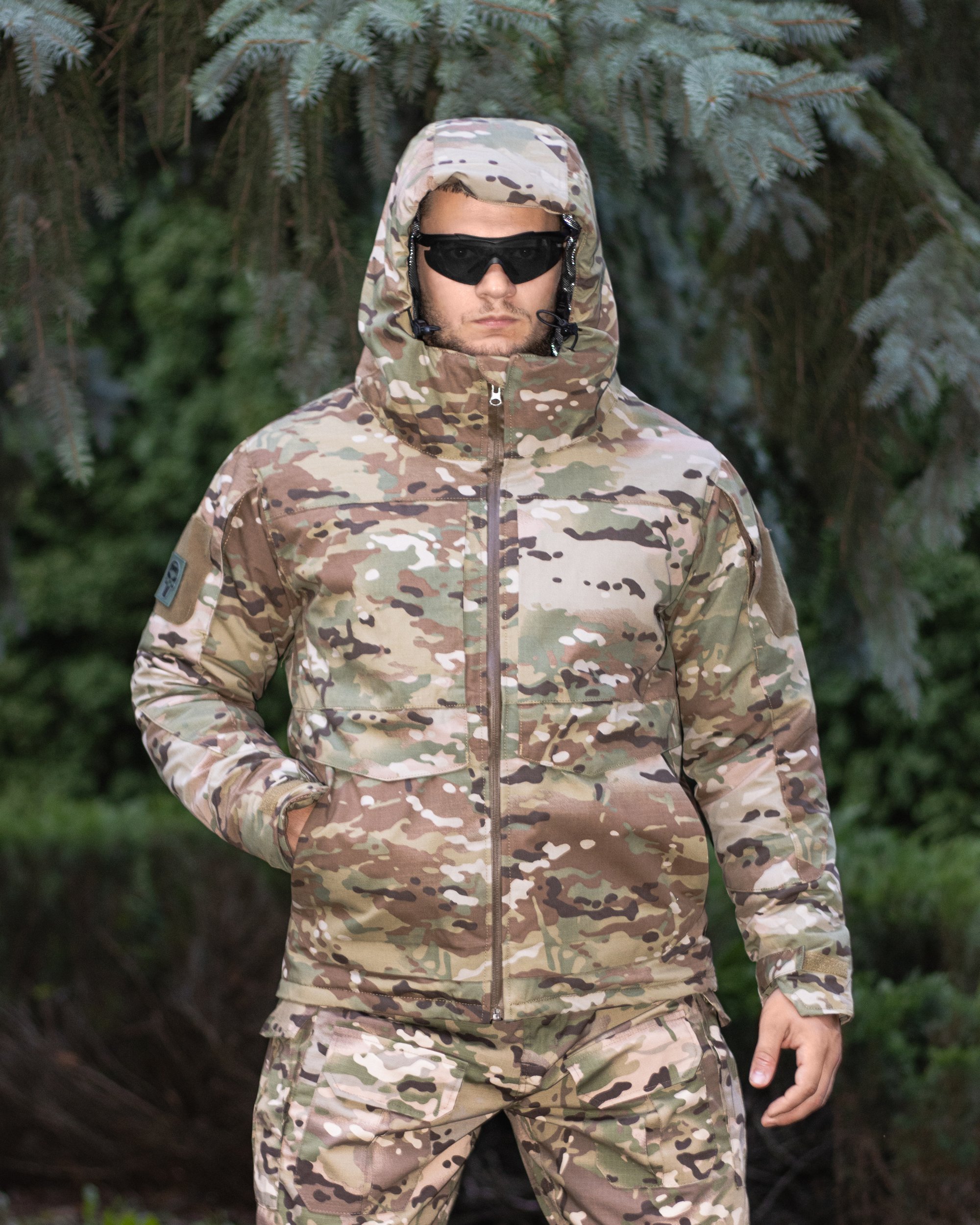 Куртка тактична зимова BEZET Штурм мультикам - Фото 6