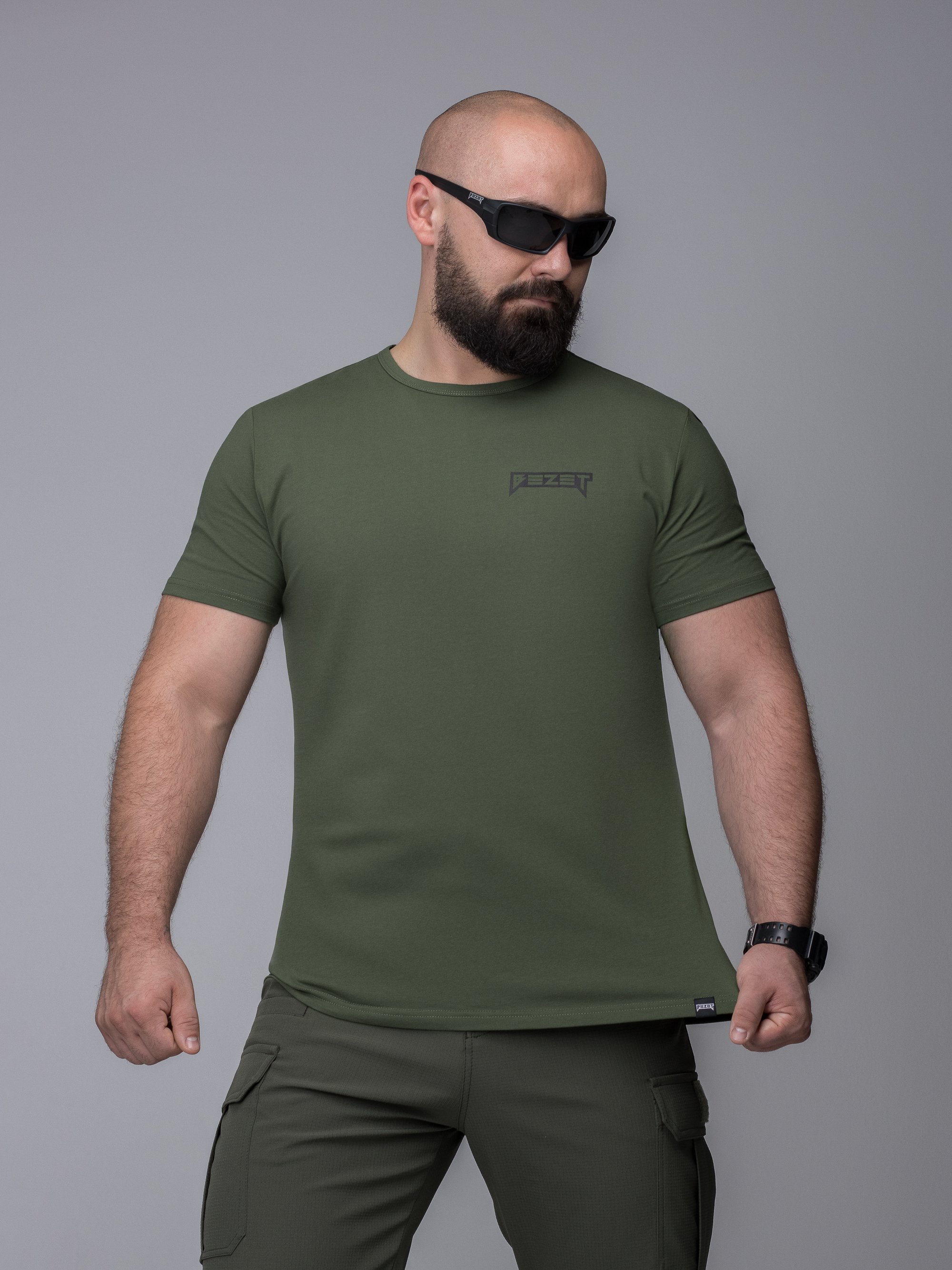 Футболка BEZET Bomb хакі - Фото 3