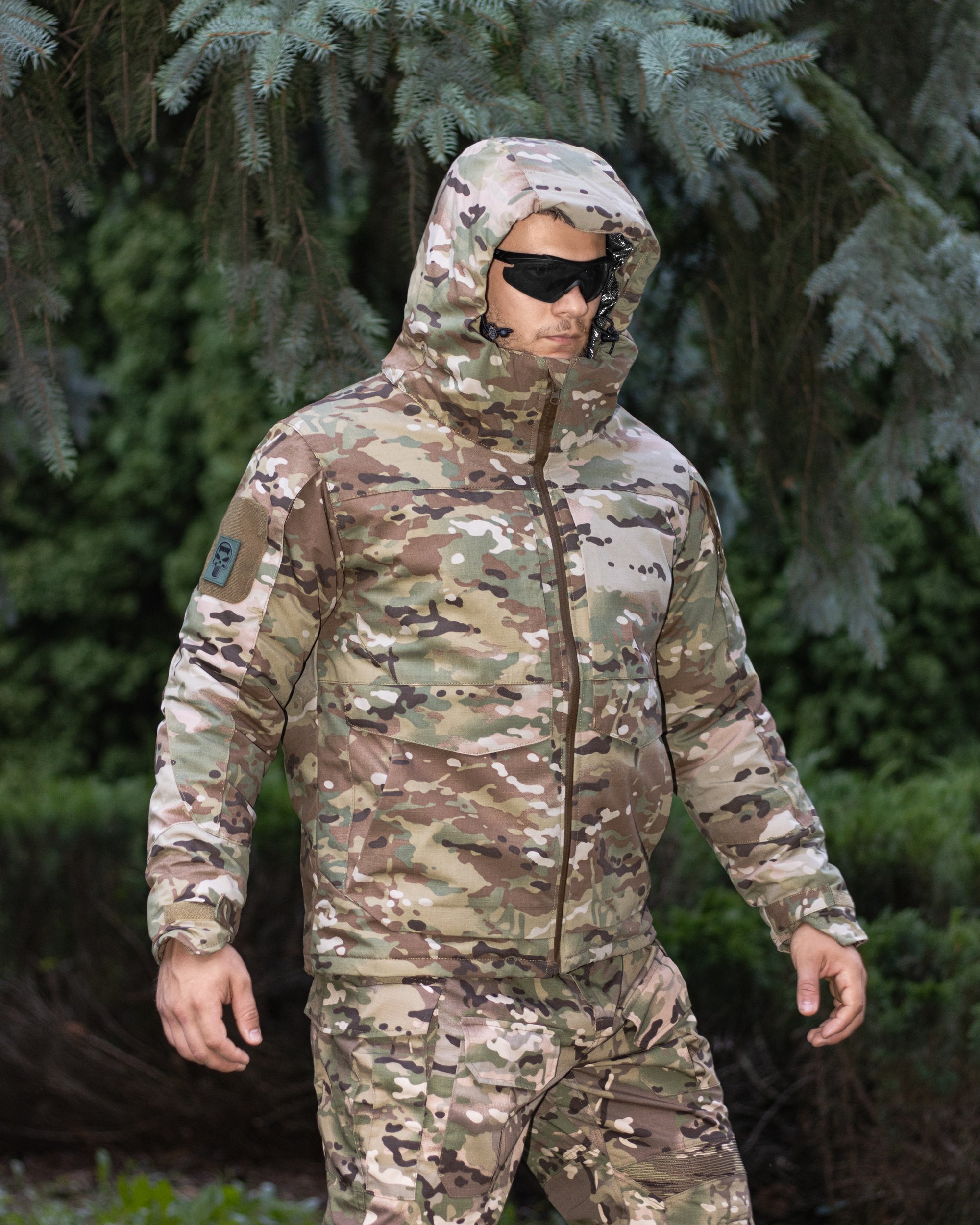 Куртка тактична зимова BEZET Штурм мультикам - Фото 9