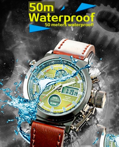 Чоловічий водостійкий тактичний годинник AMST Mountain - Фото 30
