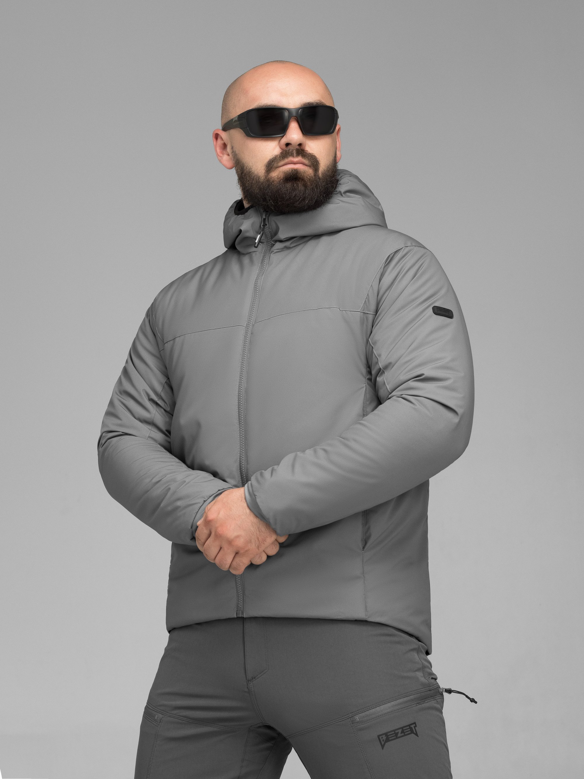 Куртка тактична BEZET Снайпер сірий - Фото 2