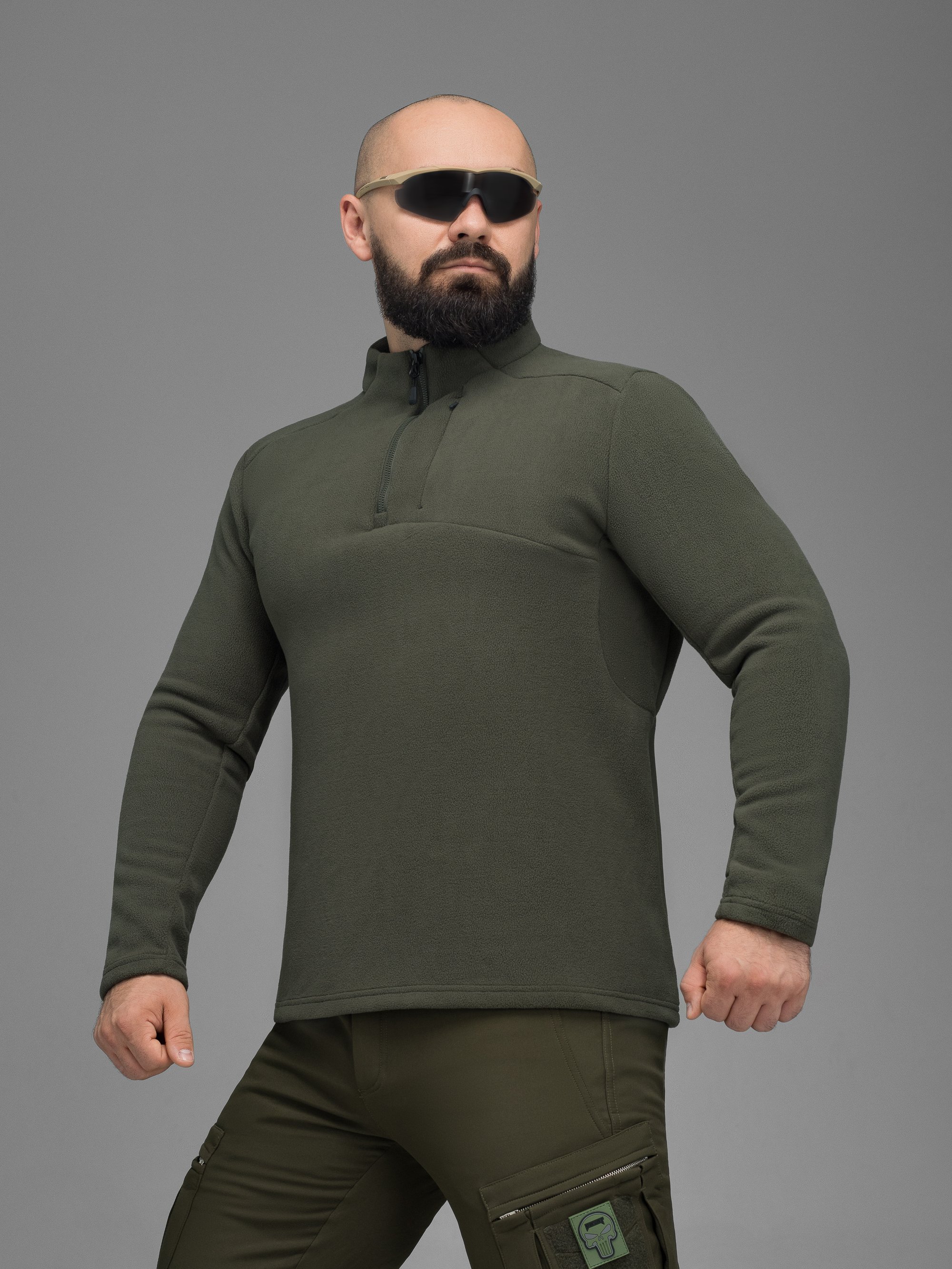 Кофта флісова BEZET Frostline хакі - Фото 5